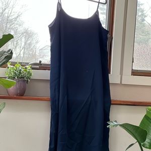 Two jcrew navy dresses